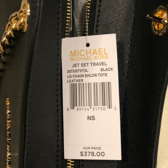 SOLD - Michael Kors Black Jet Set Travel Bag - Picture 7 of 7